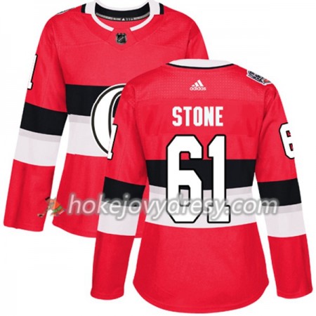 Dámské Hokejový Dres Ottawa Senators Mark Stone 61 Červená 2017-2018 Adidas Classic Authentic